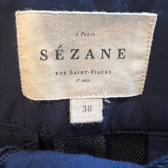 Classic Navy Straight-Leg Dress Pants - Picture 3 of 6